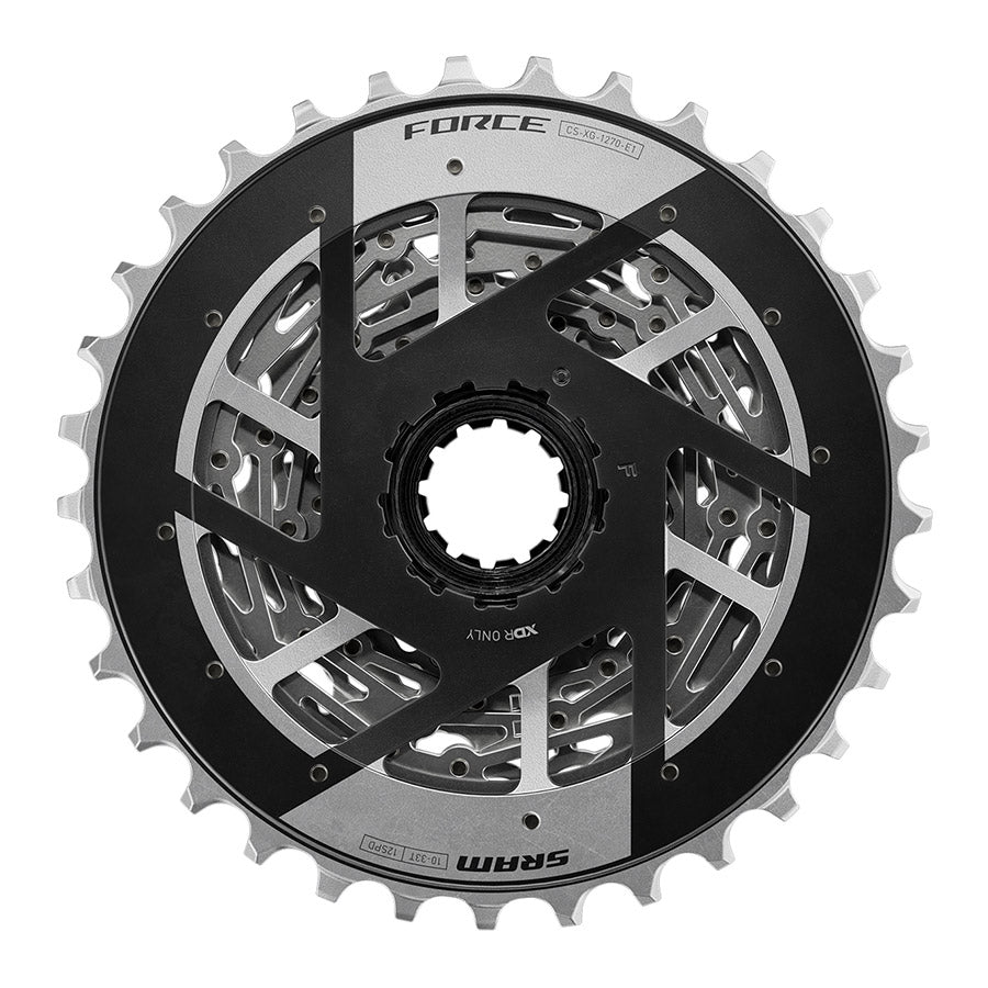 SRAM | XG-1270 E1 | Cassette, Argent, Vitesses: 12, 10-33D, XD-R