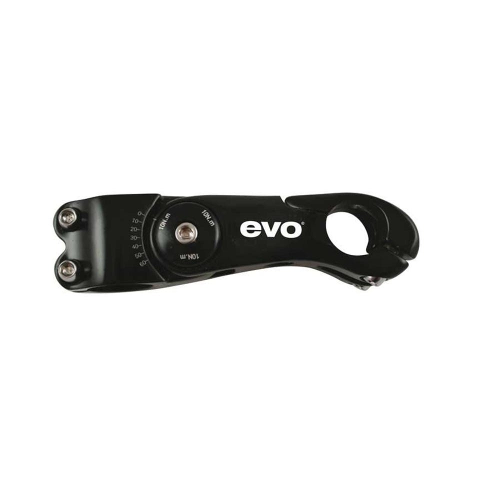 EVO Ahead Adjustable Stem, 28.6mm, For 25.4mm Handlebars, Black, 105mm