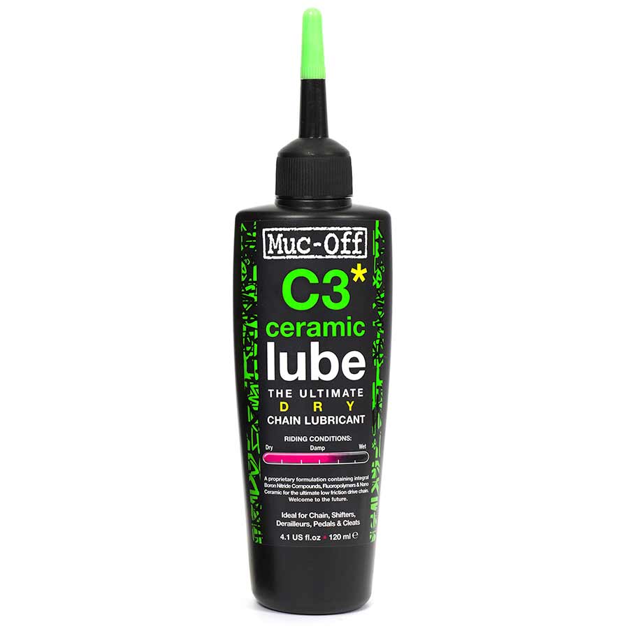 Muc-Off | Lubrifiant Ceramic Dry 120ml avec UV Torch