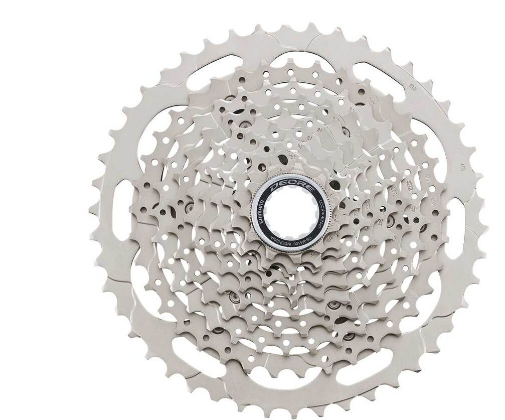 CASSETTE SPROCKET, CS-M4100, 11-46T, DEORE, 10-SPEED