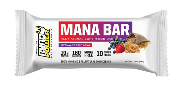 Ryno Power, Mana Bar, Barres, Fraise/Açai