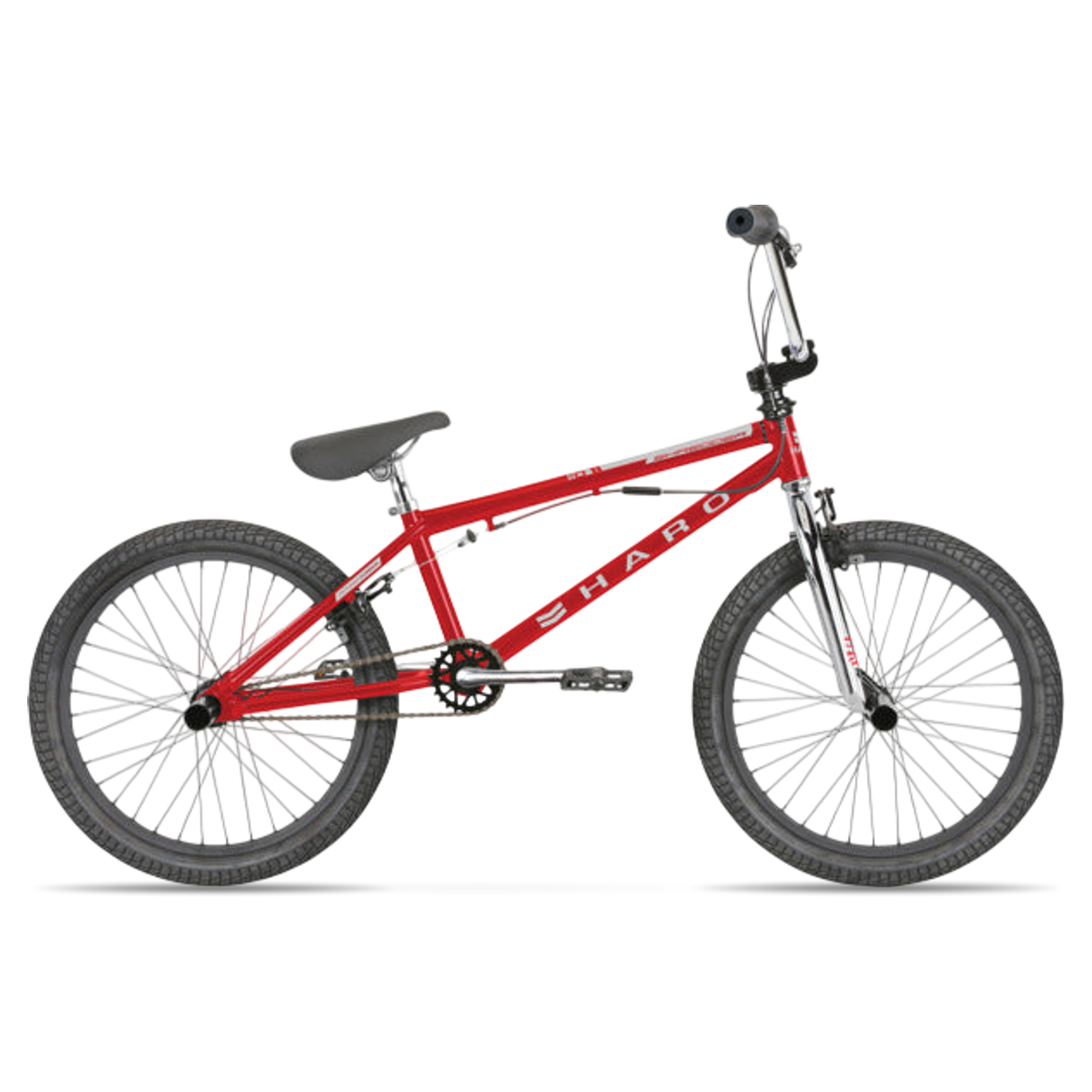 Bmx Haro SHROUDER PRO DLX-20 rouge, vue d'ensemble