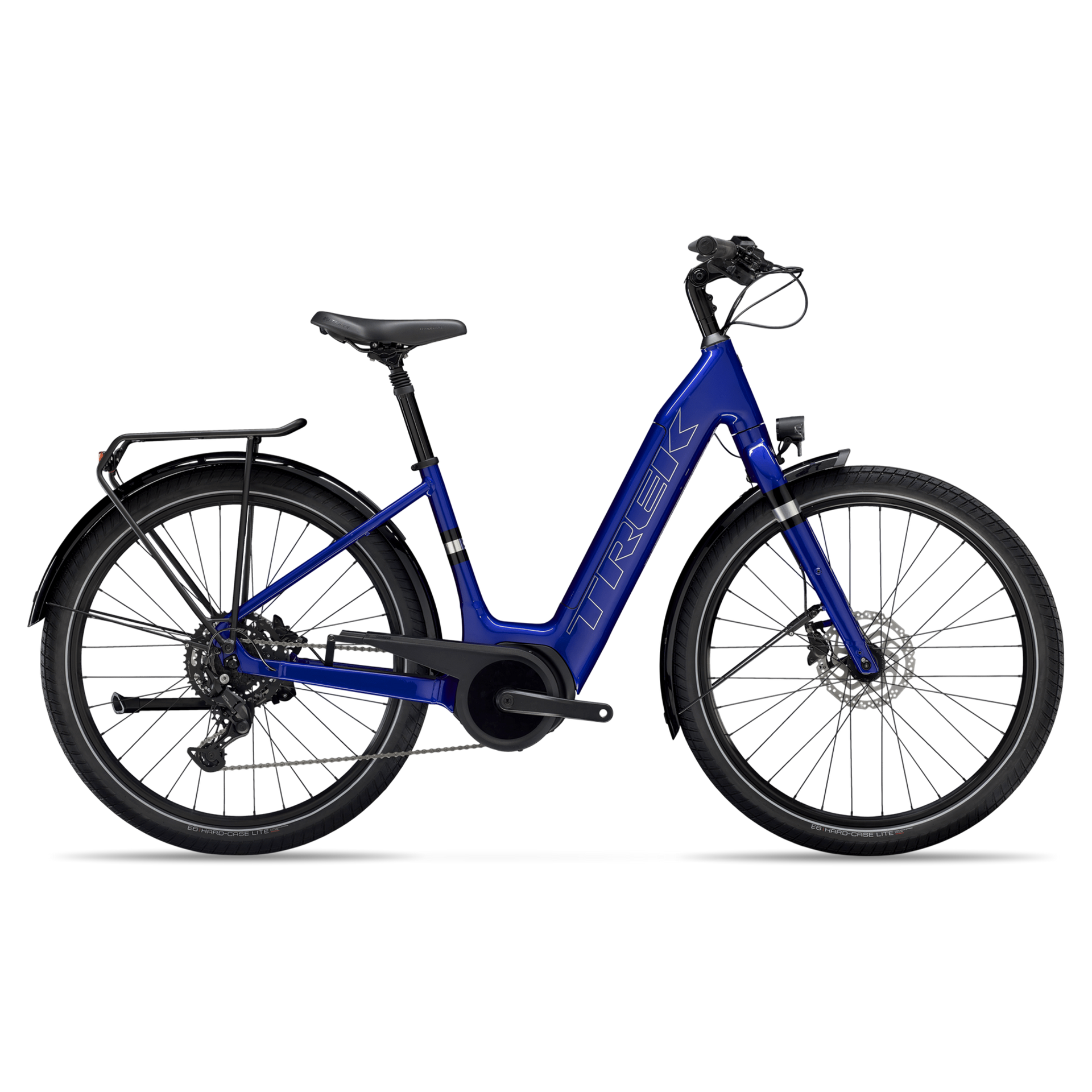 Trek Verve+ 3 Lowstep 2025, coloris Bleu