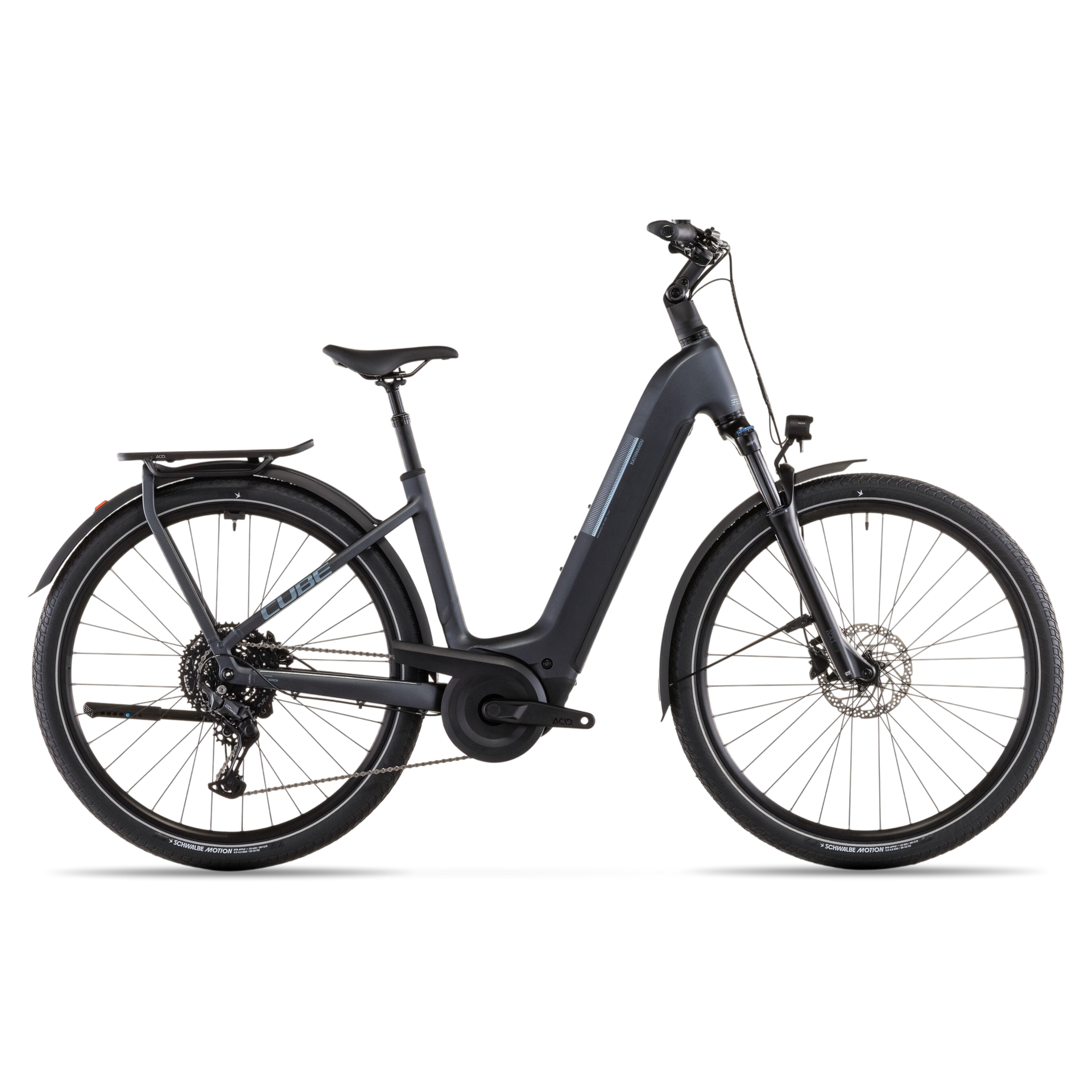 Cube Kathmandu Hybrid one 800 lowstep, profil gauche