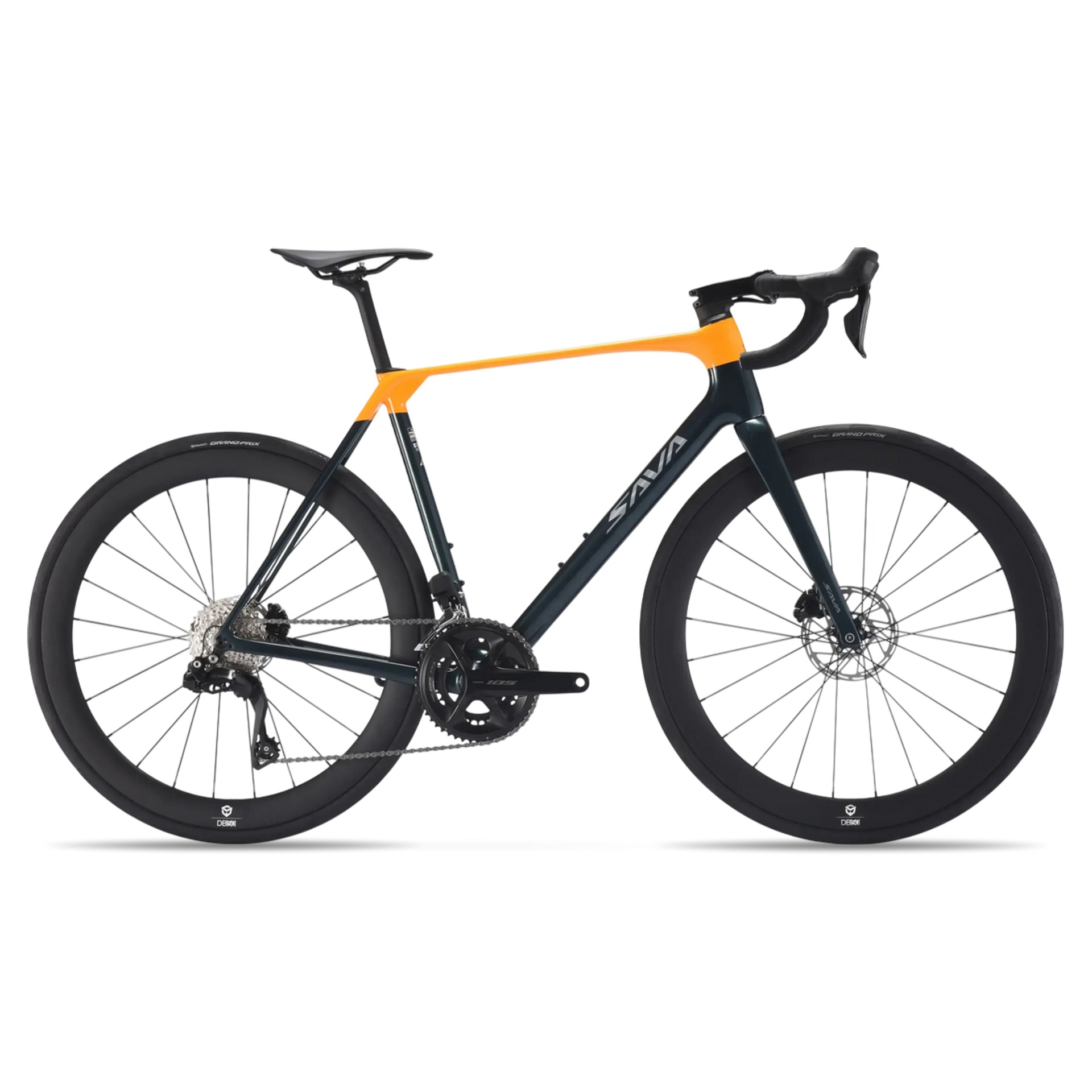 Sava Pulse R7 DB50, coloris Orange/Bleu