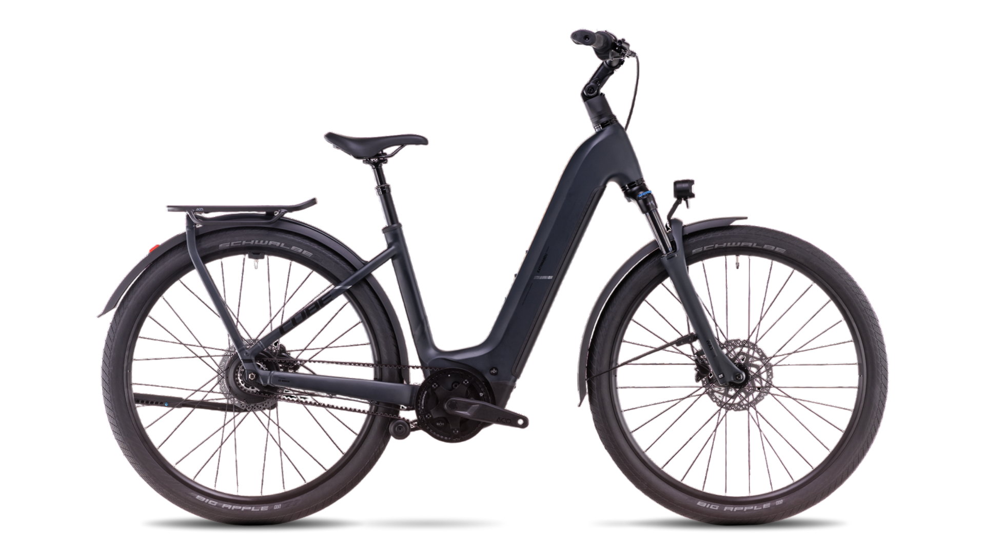 Cube Kathmandu Hybrid Comfort Pro 800 night´n´chrome, profil droit