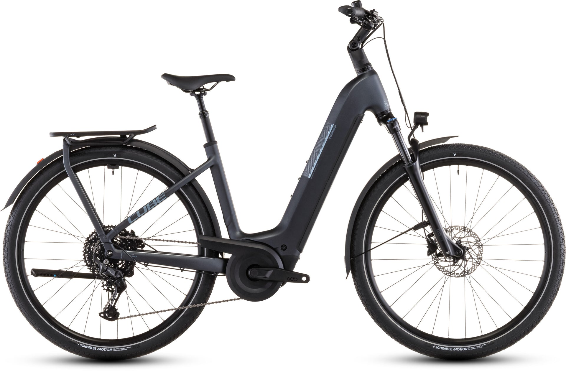 Cube Kathmandu Hybrid one 800 lowstep, profil gauche