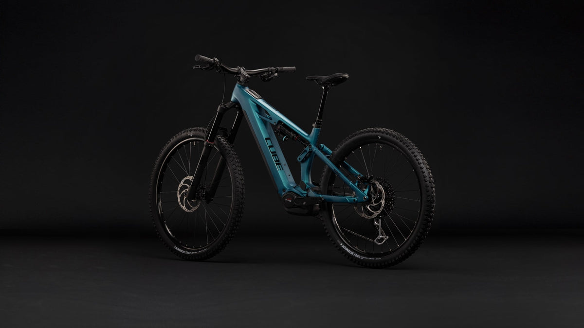 Cube Stereo Hybrid ONE77 HPC Race 800 – Vélo de montagne électrique, trois-quarts arrière