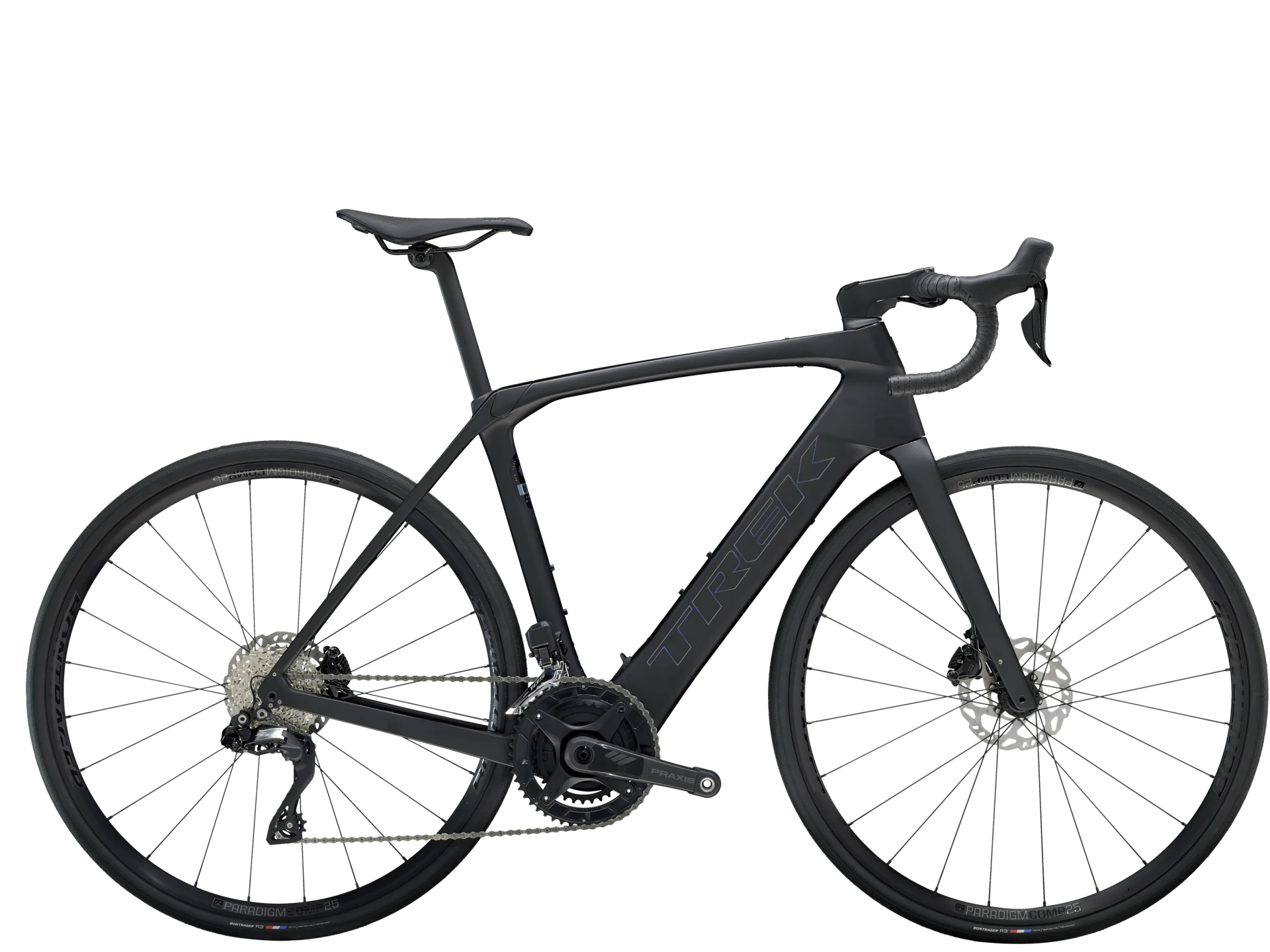 Trek Domane+ SLR 6 2025, coloris Noir
