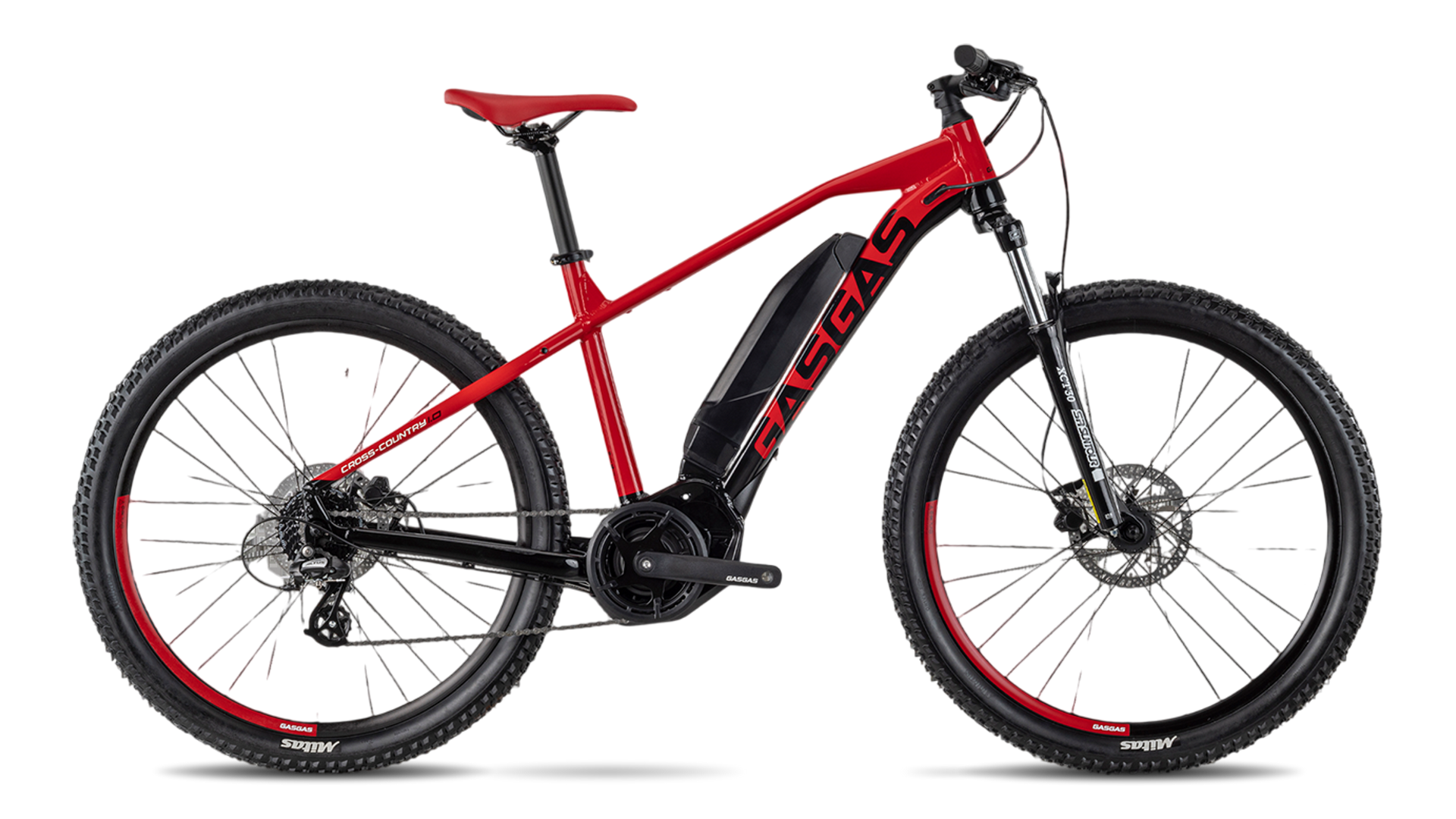 GasGas G Cross Country 1.0, coloris Rouge/Noir