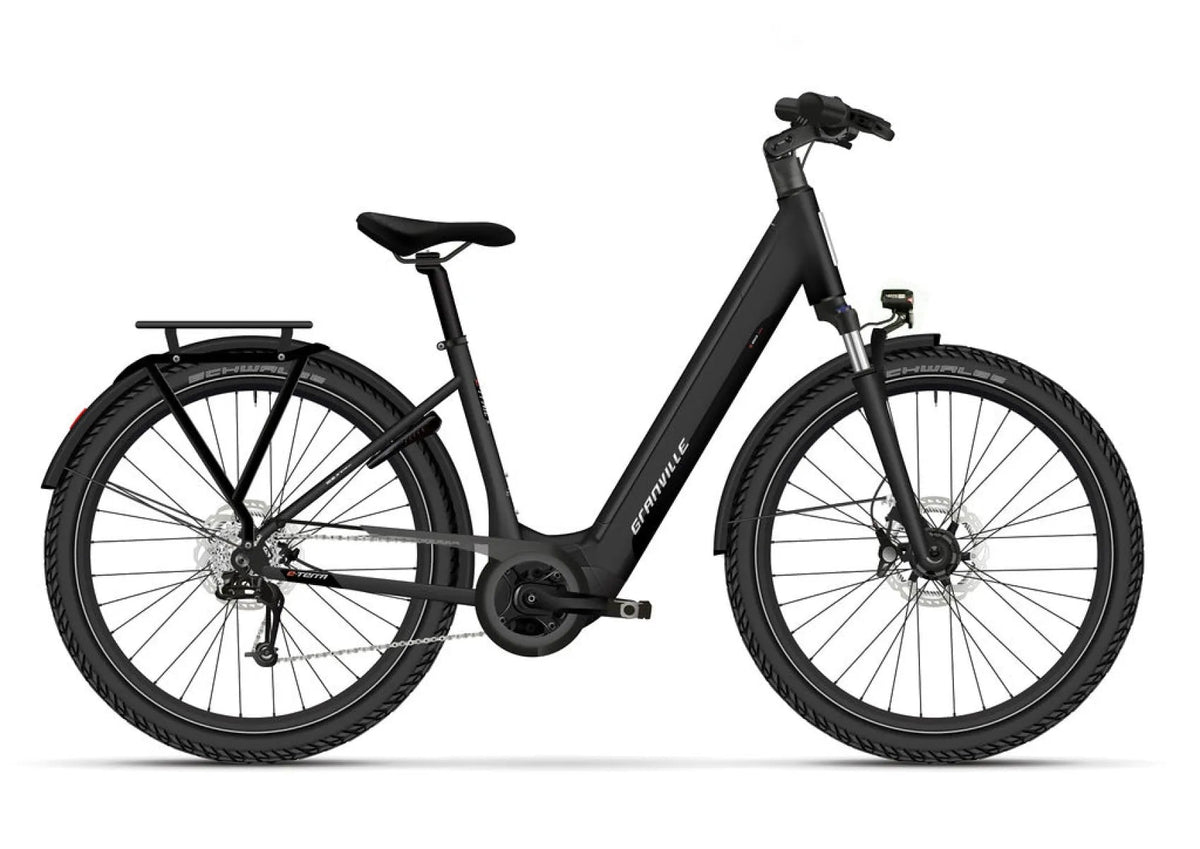 Granville E-Terra 10 Wave noir mat – Vélo électrique de randonnée, vue d'ensemble