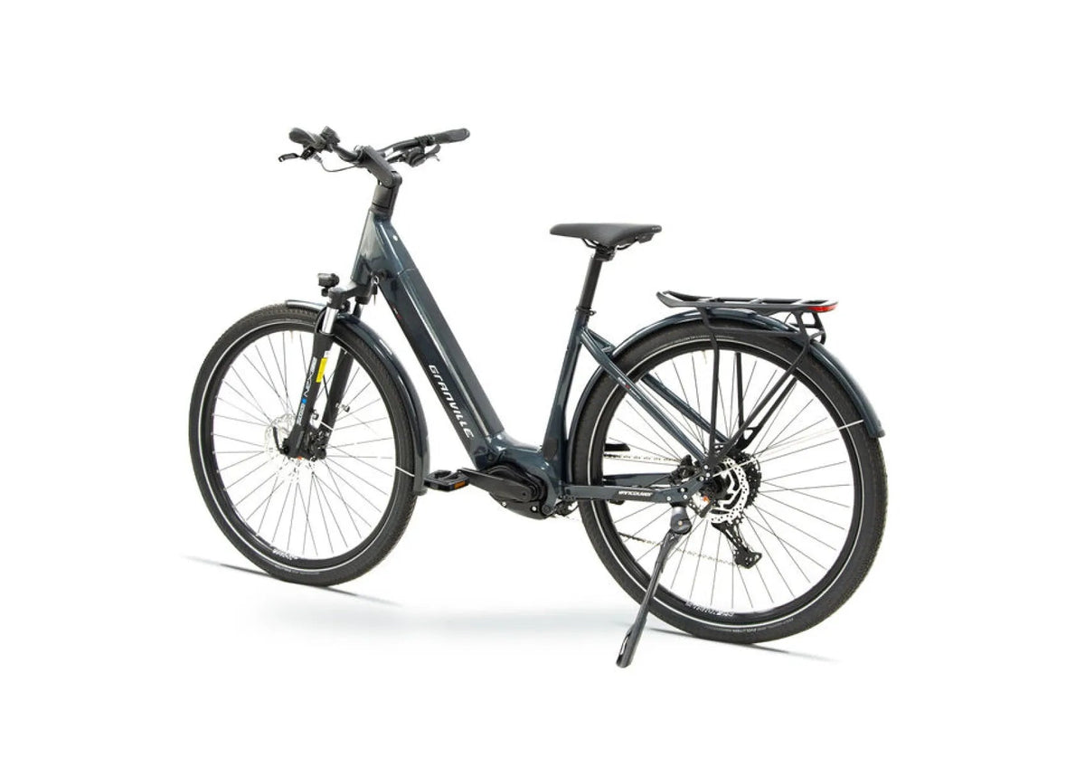 Granville Vancouver 10 Wave bleu cosmique – Vélo électrique, trois-quarts arrière
