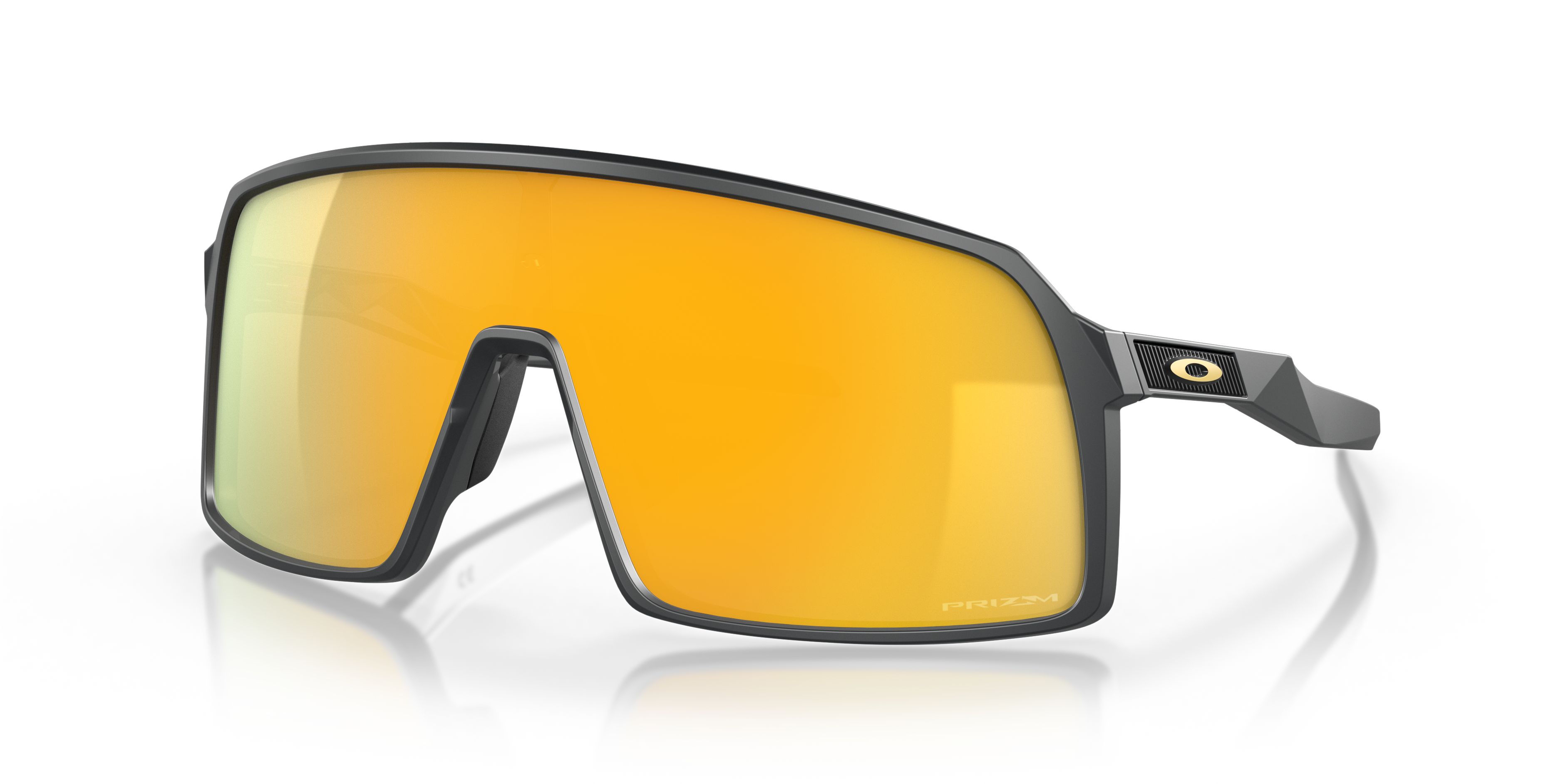 Lunette Oakley Sutro prizm, coloris Carbonne mat/prizm 24k