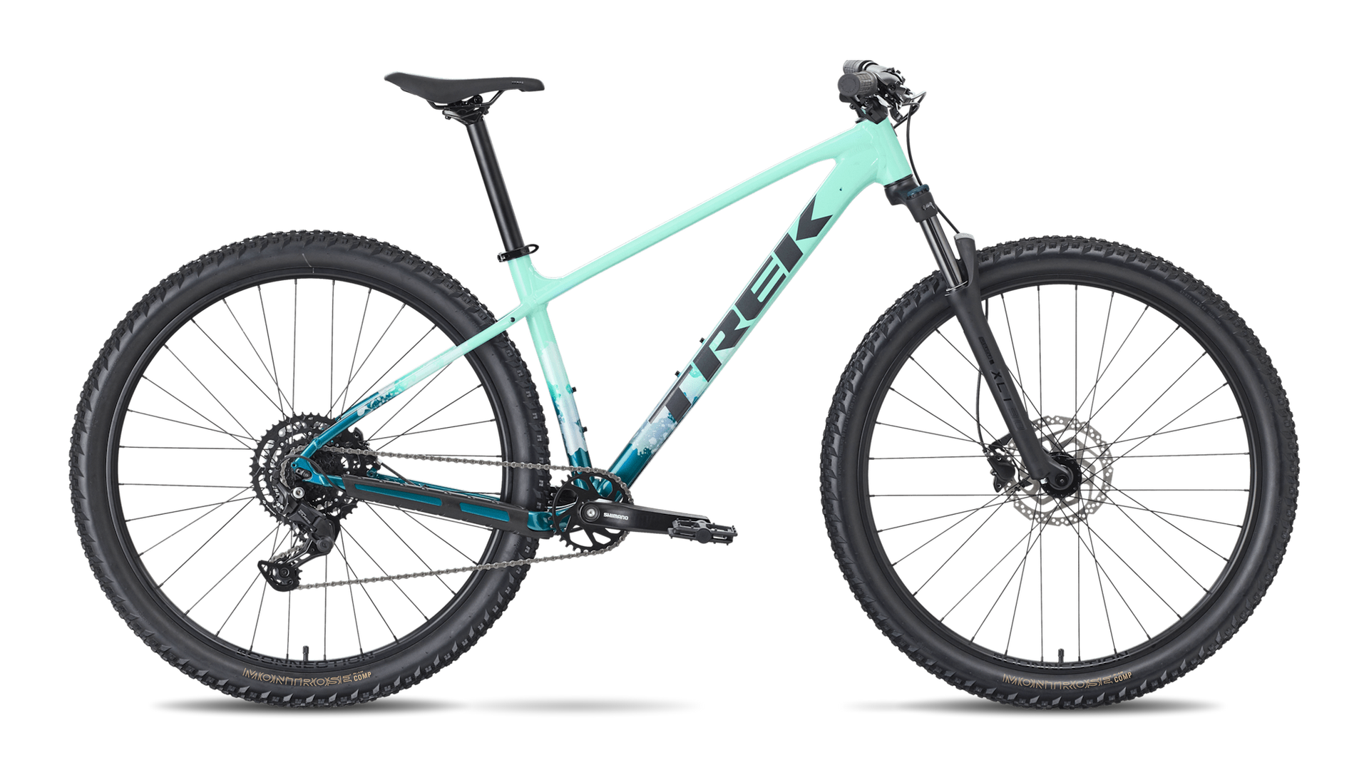 Trek Marlin 5 Gen 3, coloris Miami Green/Dark Aquatic Fade