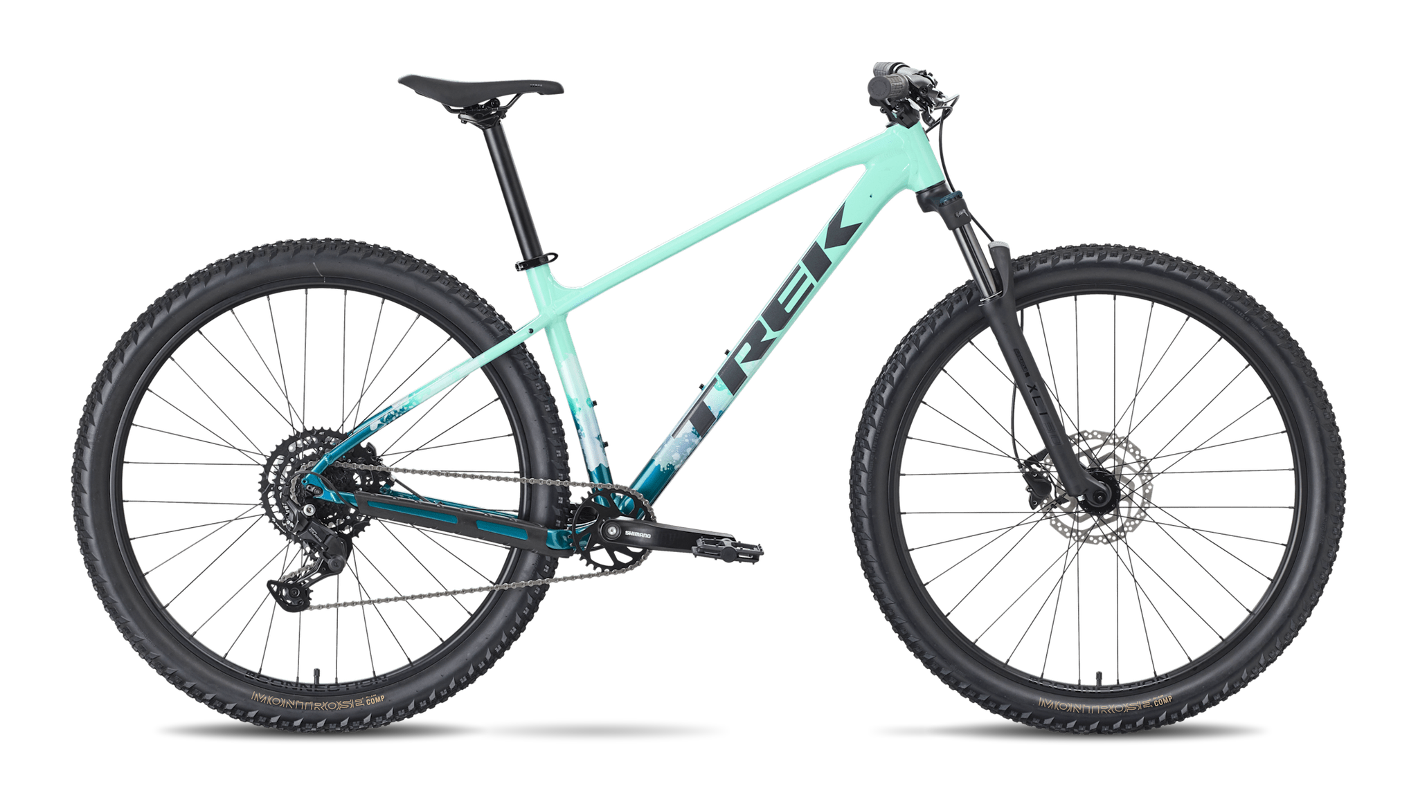 Trek Marlin 5 Gen 3, coloris Miami Green/Dark Aquatic Fade