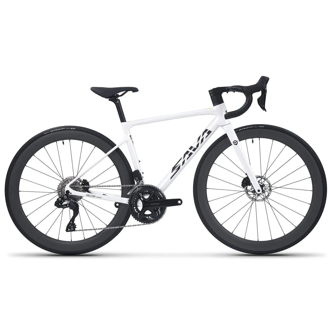 SAVA Falcon SR7.0 Di2 Carbon Road Bike, coloris Blanc