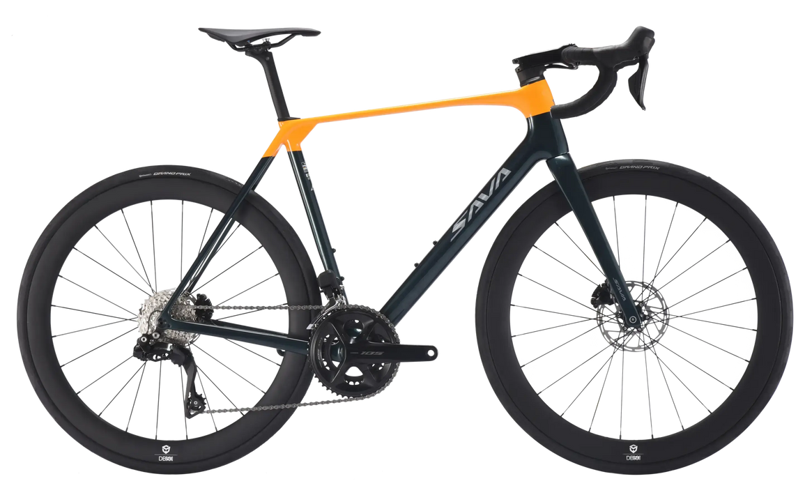 Sava Pulse R7 DB50, coloris Orange/Bleu