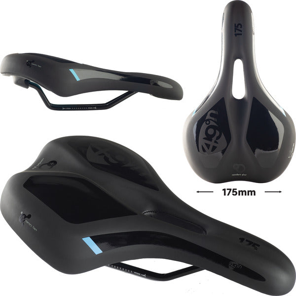 49N | SELLE EN MOUSSE MÉMOIRE FORMFIT ERGO UNISEXE - 175 MM