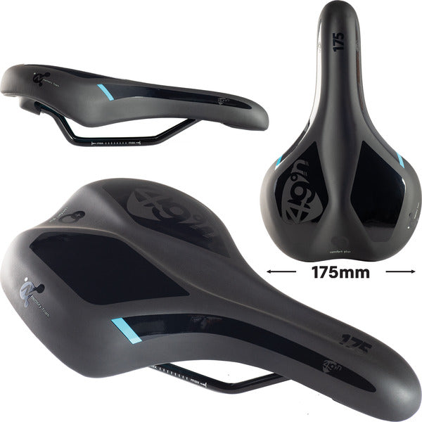 49N | SELLE EN MOUSSE MÉMOIRE FORMFIT UNISEXE - 175 MM