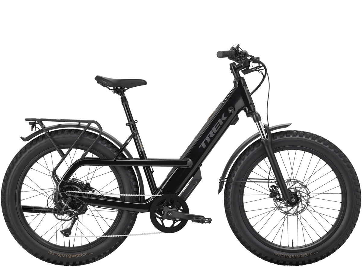 Fat bike électrique Trek Borrego+, Étoile Sombre Brillante, vue d'ensemble