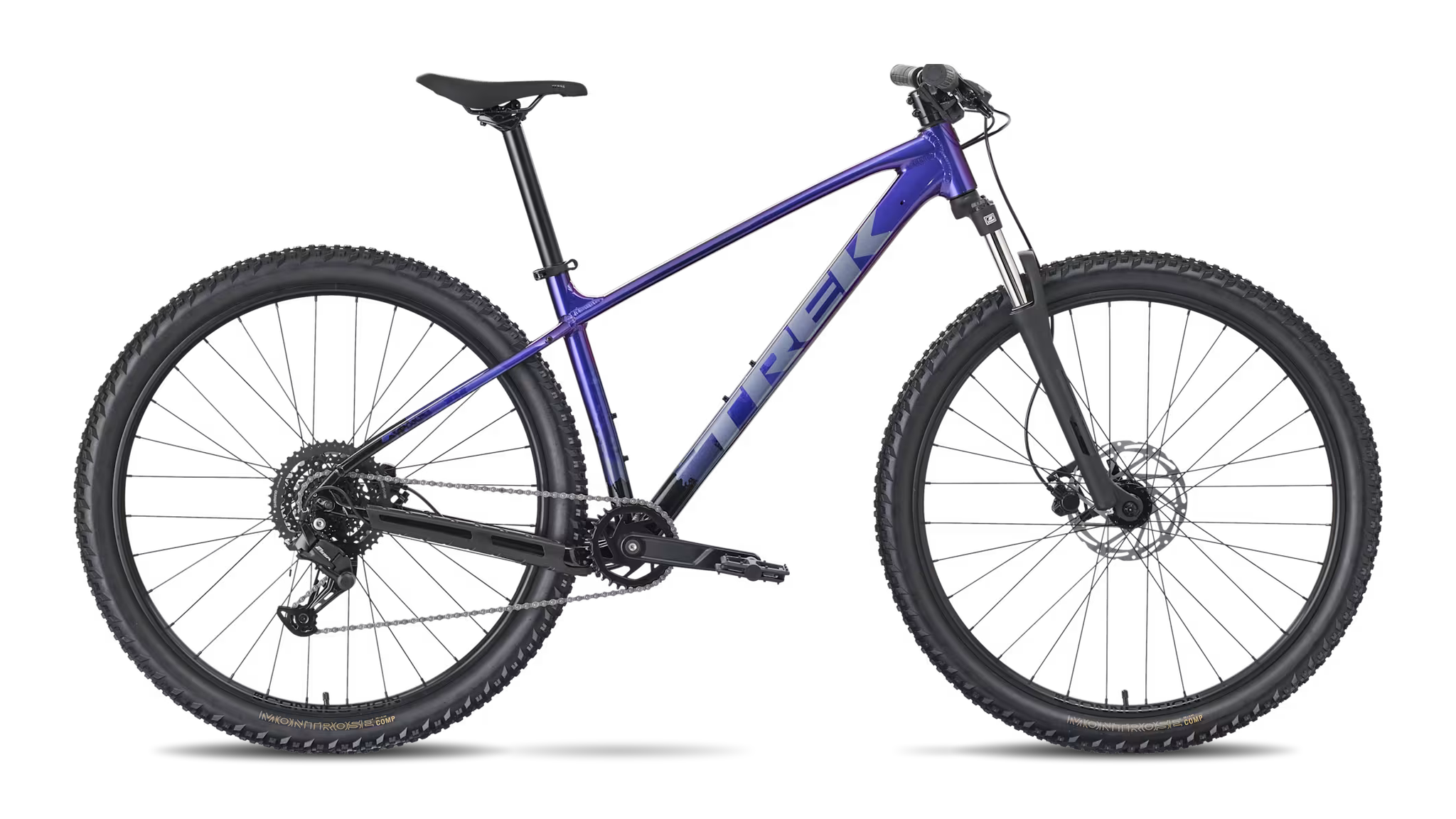 Trek Marlin 4 - 3e gén, coloris Purple Flip/Black Fade