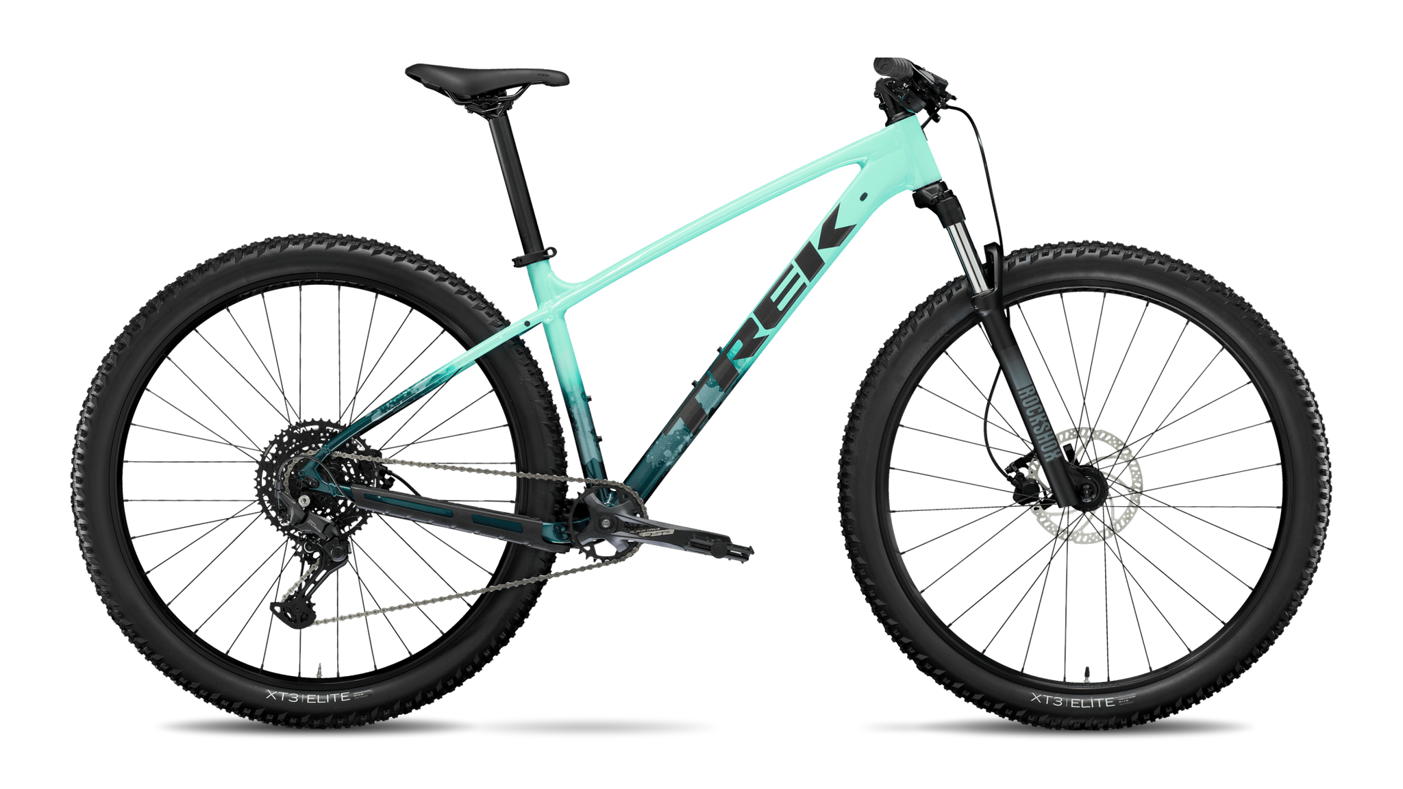 Trek Marlin 6 Gen 3, coloris Miami Green to Dark Aquatic Fade