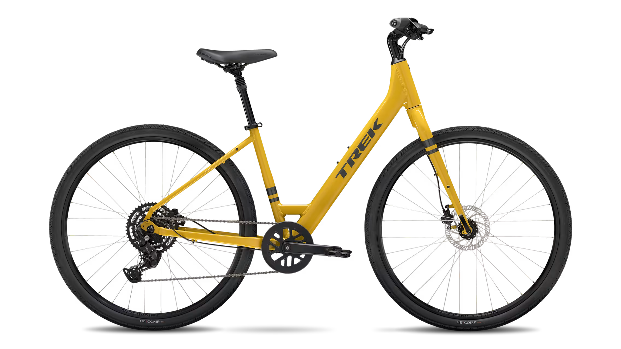 Trek Verve 2 Lowstep 5e gén., coloris Jaune