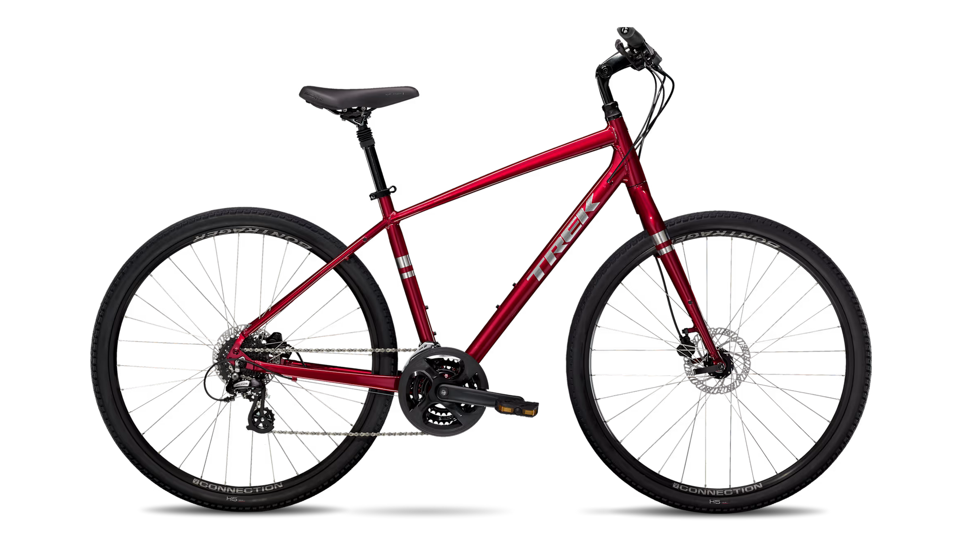 Trek Verve 2 Disque, coloris Rouge
