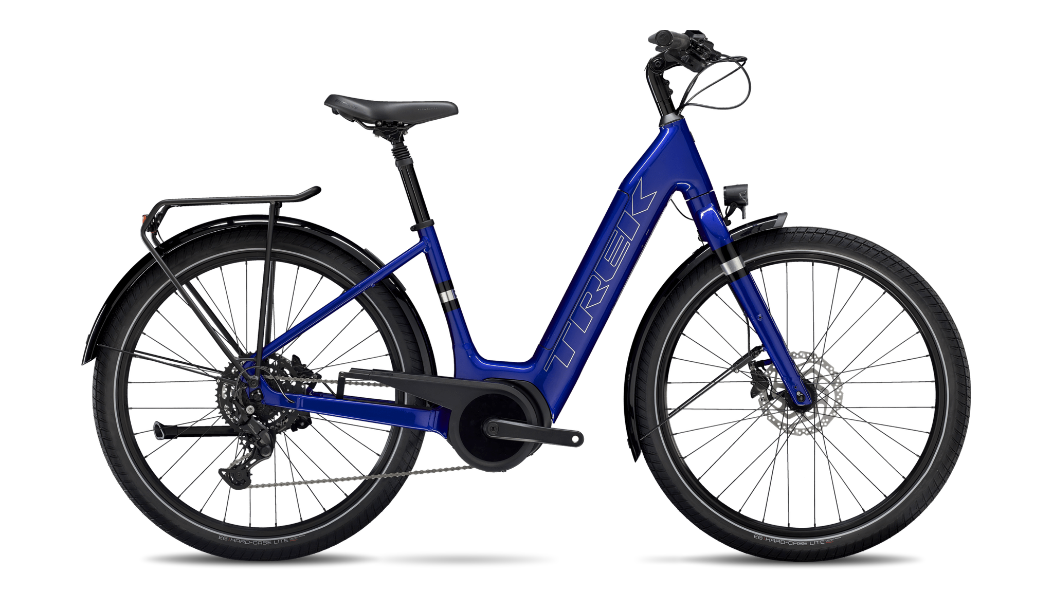 Trek Verve+ 3 Lowstep 2025, coloris Bleu