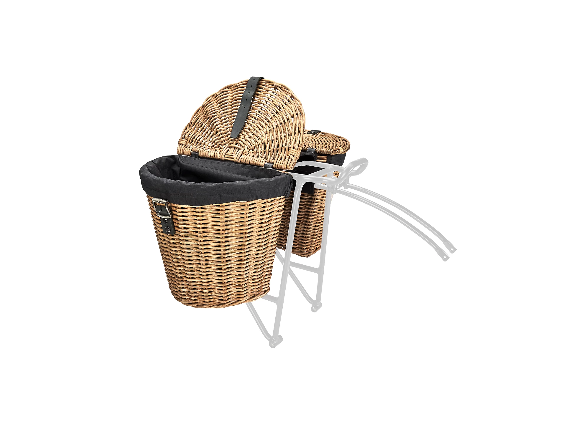 Panier de transport double Electra Rattan