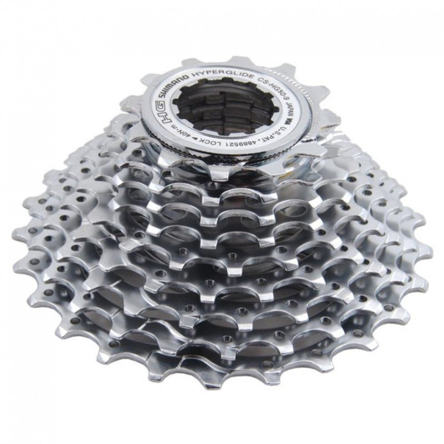 Shimano,  CS-HG50-9, 9sp. cassette, 11-30T, 11-12-14-16-18-20-23-26-30