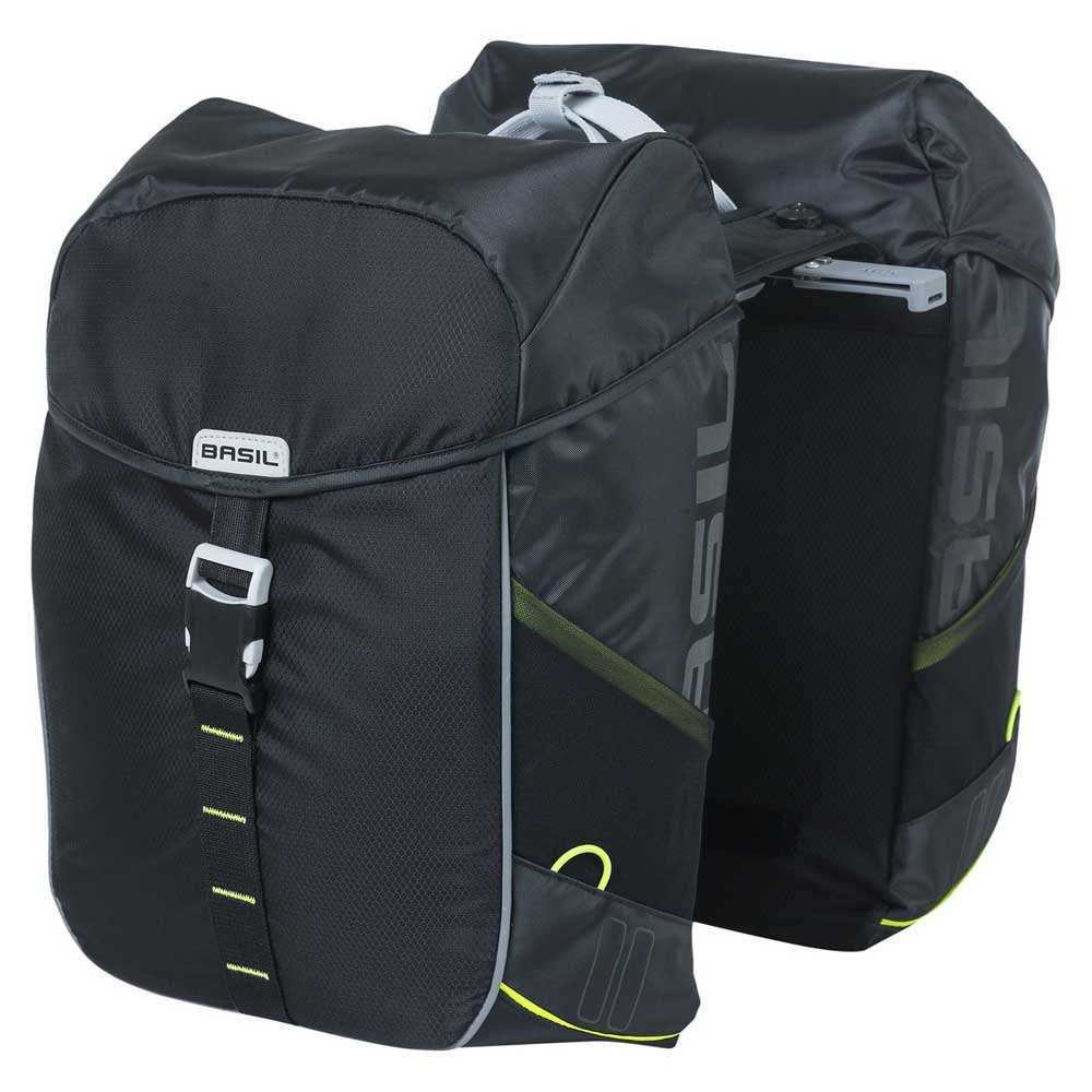 Sacoche Basil Miles MIK 34L Noir/Lime