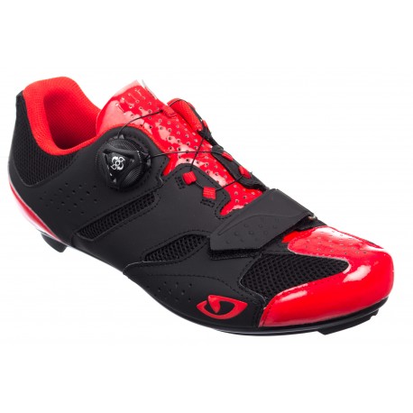 Chaussures Giro de route Savix, coloris Rouge/Noir