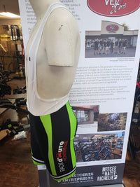 Cuissard à bretelles Vélozone pour femme, vue de profil
