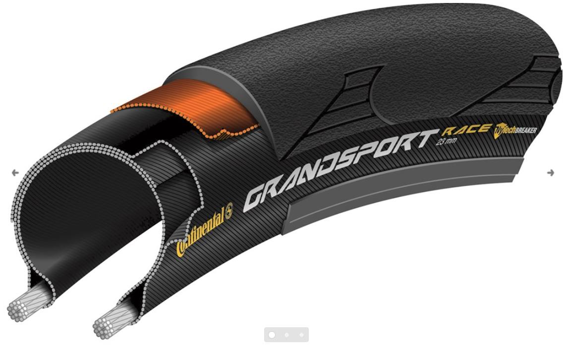 Grand Sport Race 700 X 25 Folding Black-BW, produit