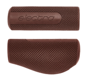Poignées Electra Townie Kraton Ergo Long/Court Vintage Marron, vue de profil