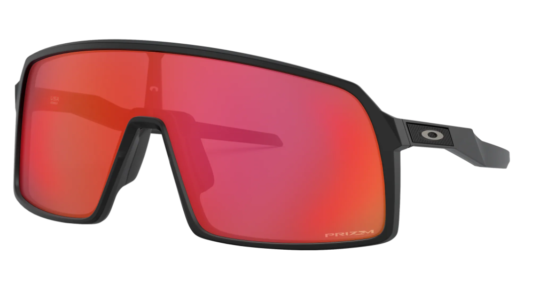 Lunette Oakley Sutro prizm, coloris Noir/Trail Torch