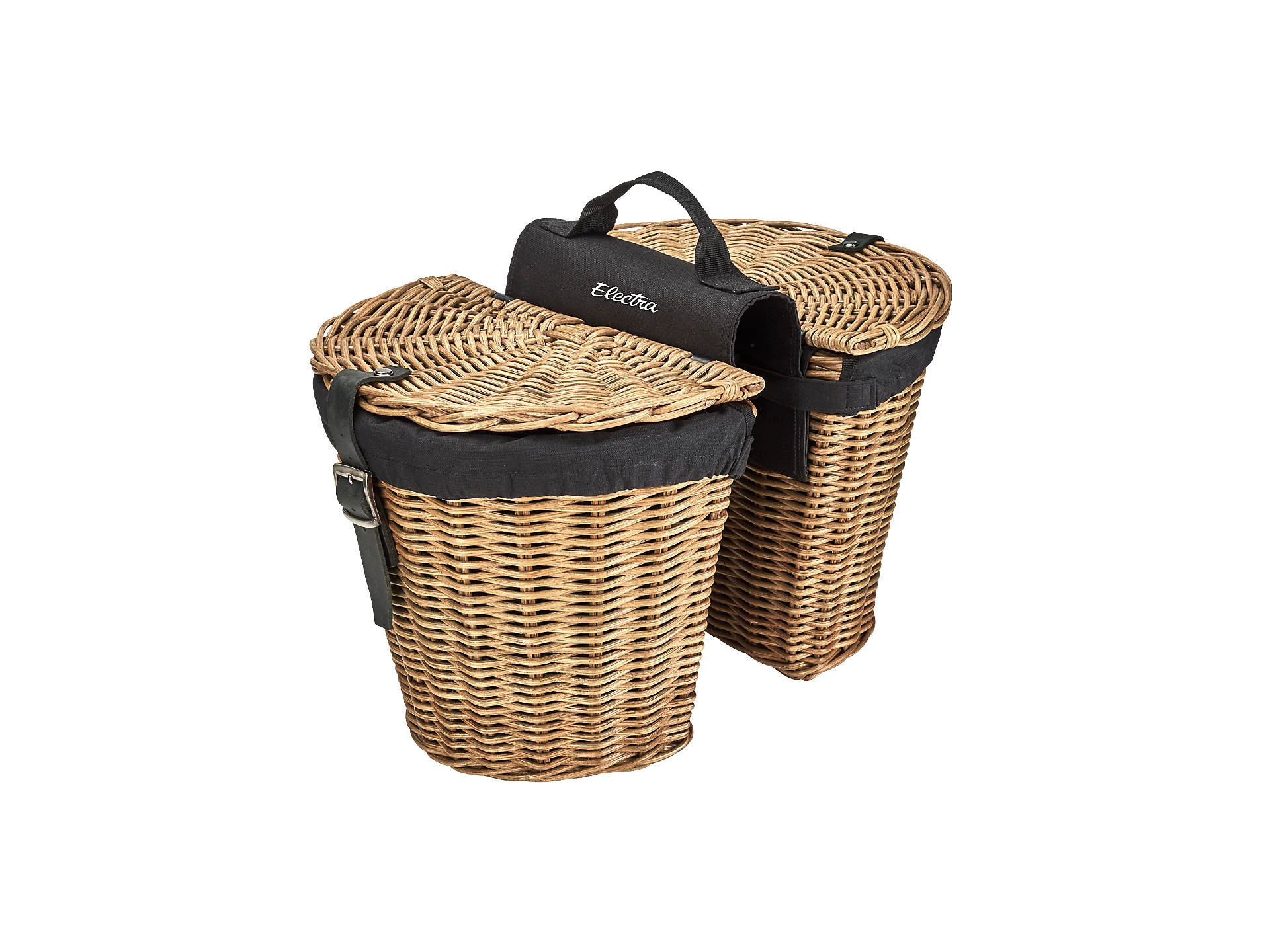 Panier de transport double Electra Rattan, produit