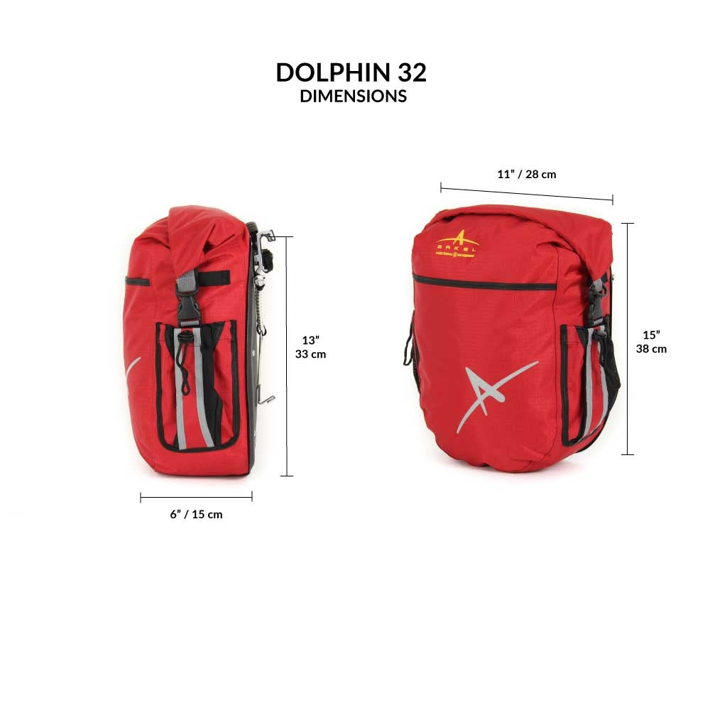 Arkel SACOCHES ÉTANCHES DAUPHIN 32, détail produit