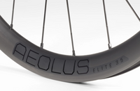 Roue Avant Bontrager AeolusElite35 TLR 700 Disc 100mm Black, jante